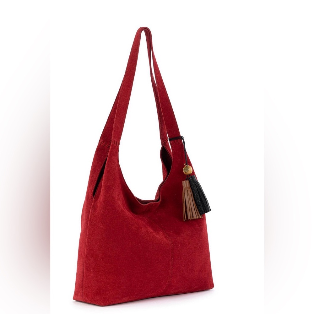 The Sak Red Hobo Bag with Tassel - Picture 2 of 5
